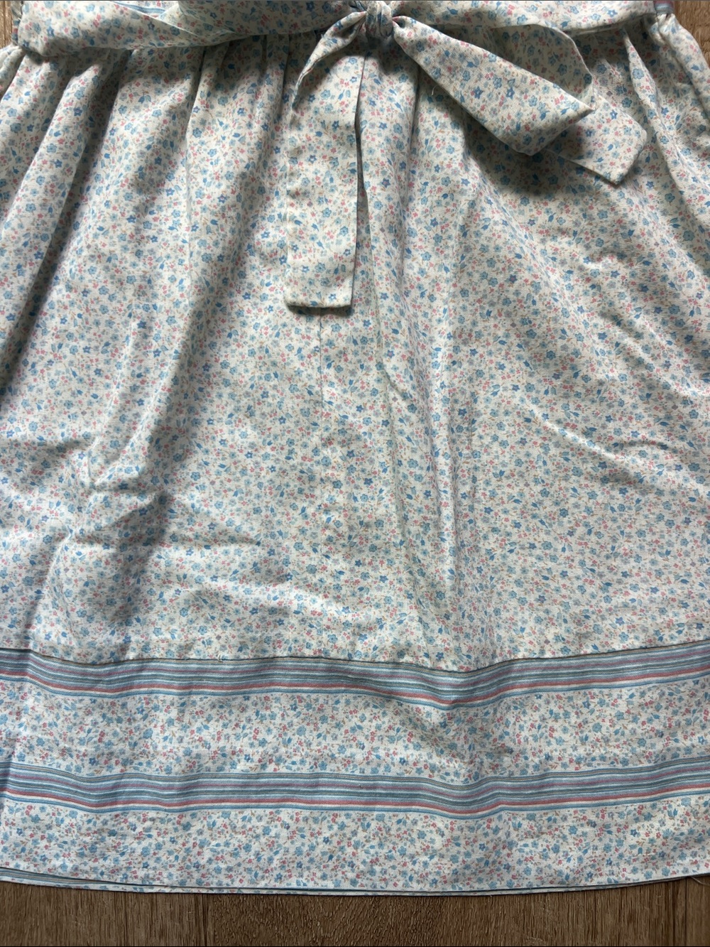 Vintage Jayne Avery Girls Multicolor Floral Dress with Collar & Bows Size 6 - Picture 10 of 12